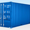 20ft Self Storage Container with Bamboo Floor - Blue (RAL 5010)