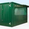 3m XL Flat Pack Kiosk (RAL6005) - Green