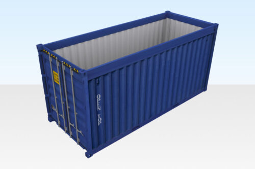 40FT X 8FT USED SHIPPING CONTAINER – OPEN-TOP