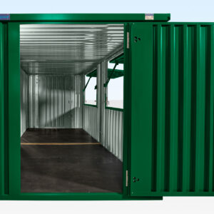 6m x 2m End Linked Flat Packed Kiosk Bundle (RAL6005)