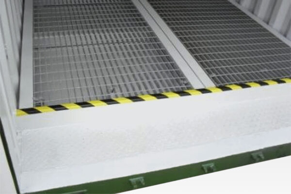 8ft x 8ft Open Mesh Floor Bunded Store