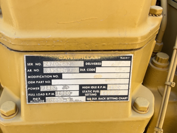 Caterpillar 3512 Diesel Generator Set