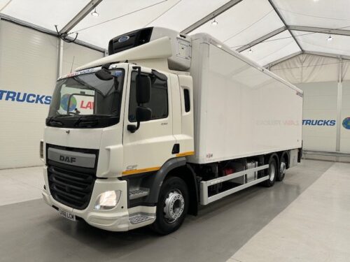 DAF CF 290 6x2 Rear Steer Fridge Box