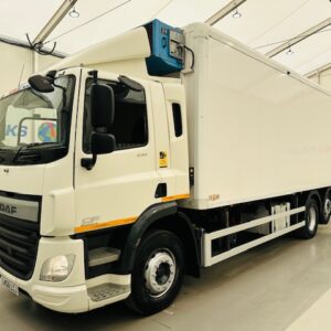 DAF CF 290 6x2 Rear Steer Fridge Box