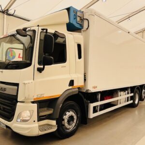 DAF CF 290 6x2 Rear Steer Fridge Box