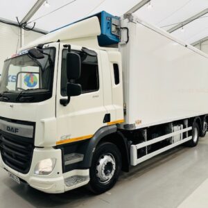 DAF CF 290 6x2 Rear Steer Fridge Box
