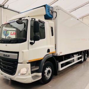 DAF CF 290 6x2 Rear Steer Fridge Box