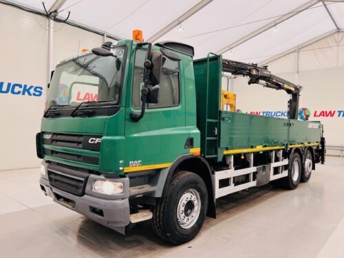 DAF CF75 310 Rear Lift Day Cab Dropside Brick Grab