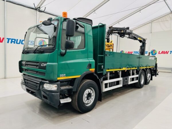 DAF CF75 310 Rear Lift Day Cab Dropside Brick Grab