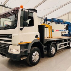 DAF CF85 360 8x4 Day Cab Flatbed Brick Grab