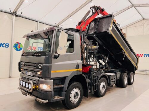 DAF CF85 360 8x4 Steel Tipper Grab