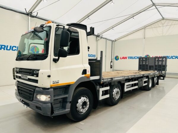 DAF CF85 460 8x2 Rear Lift Flip Toe Beavertail