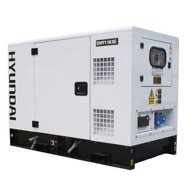 Hyundai DHY11KSE 1500rpm 11kVA 3 Phase Diesel Generator