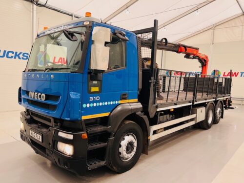 Iveco Stralis 310 6x2 Dropside Brick Grab