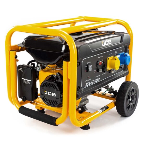 JCB 3.6kW 4.5kVA Petrol Generator 115V/230V |JCB-G3600P