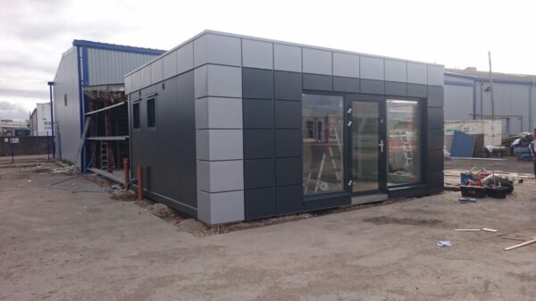 L-Shape 6m x 5m Portable Office, Site Cabin, Marketing Suite, Modular Building
