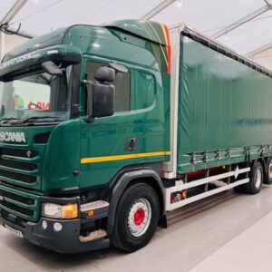 Scania G320 6x2 Rear Lift Sleeper Cab Curtainsider