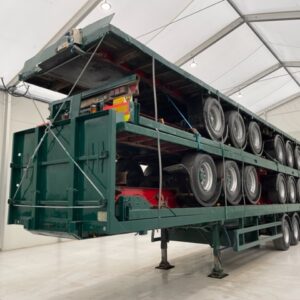 SDC Stack of 5 Flatbed Trailers ROR