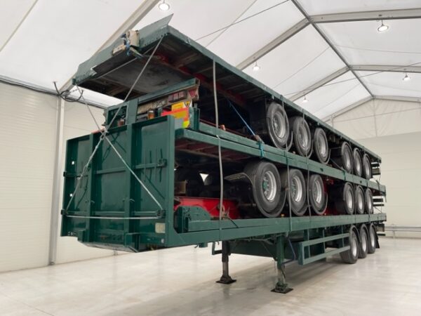 SDC Stack of 5 Flatbed Trailers ROR