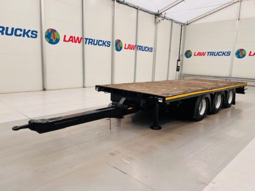 Truckmate Tri Axle Flatbed Drawbar Trailer