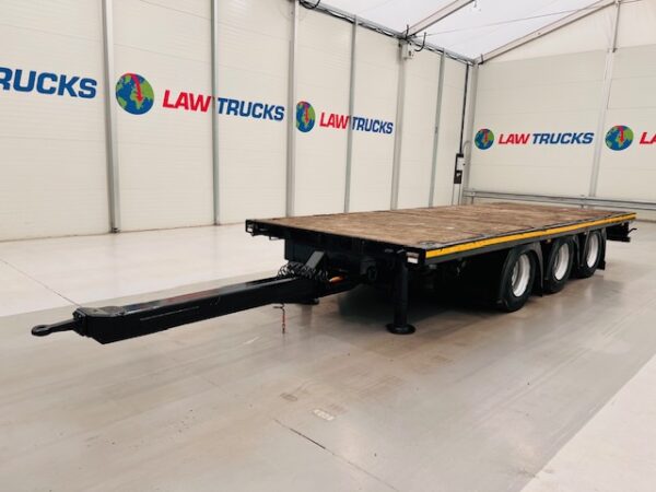 Truckmate Tri Axle Flatbed Drawbar Trailer