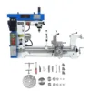 1 HP 16''x32'' Multi-Function Metal Lathe Milling Machine Head for Metalworking – Lathe, Drilling, and Milling Operations with Powerful Motor,...