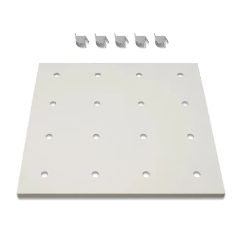 ( 1 Pack / 1 Pcs ) Shelf with 5 Pcs Clips, 540/730L Cabinet, White (for SKU:203002W, 203010W, 203006W, 203011W)
