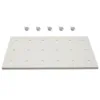 ( 1 Pack / 1 Pcs ) Shelf with 5 Pcs Clips, 880L Cabinet, White (for SKU:203003W, 203007W)