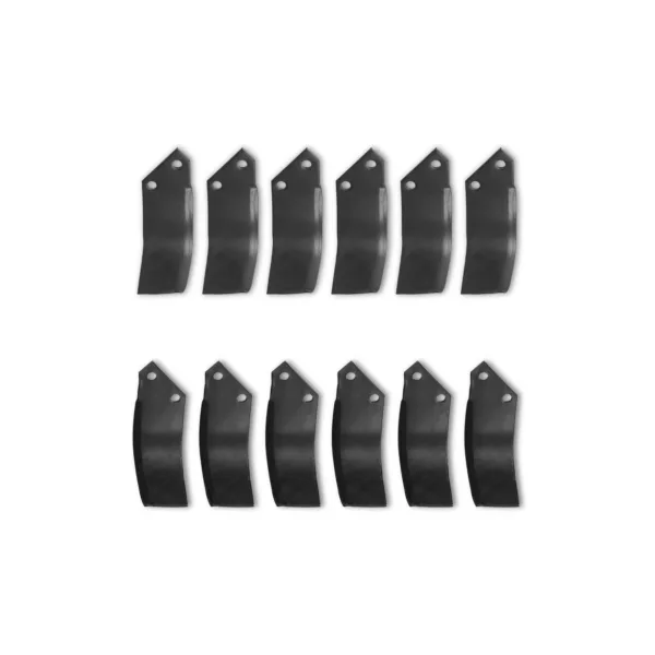 ( 1 Pack / 12 Pcs ) Blades for PTO Rotary Tiller (SKU: 150190; 150191; 150192; 150193）