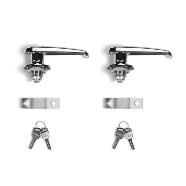 ( 1 Pack / 2 Pcs ) Handle Locks with Keys for Nitrogen Dry Cabinet (for SKU:203009SS)