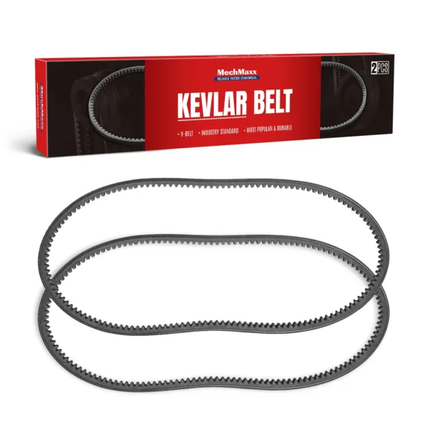 ( 1 Pack / 2 Pcs ) Kevlar V-belts for Wood Chipper GS650, 13x935La (SKU: 110100; 110101）