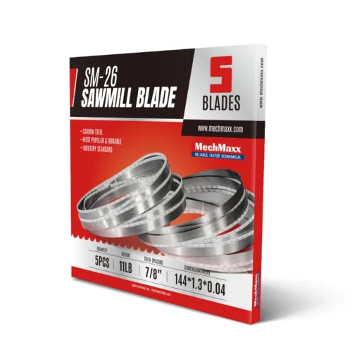 ( 1 Pack / 5 Blades ) SM-26 Hardwood Sawmill Blades (SKU: 150166; 150166D6; 150166K6)
