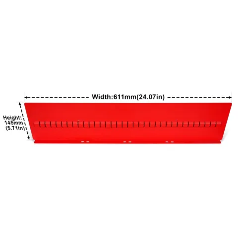 (1 Pack/6 Pcs Depth24.07"Height5.71")Extra Drawer Long Dividers For Modular Tool Cabinet