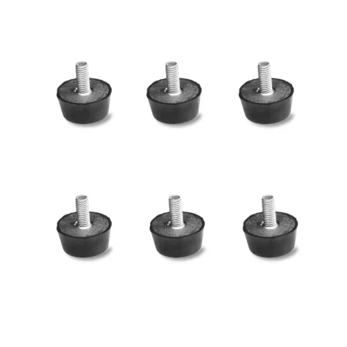 ( 1 Pack / 6 Pcs ) Replacement Rubber Mats for Tracked Dumper D50HTFL (SKU: 100900)