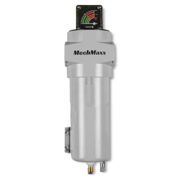 127 CFM Compressed Air Oil-Water Separator Precision Filter,0.01μm,Oil Content 0.001ppm, With Auto Drain, Pressure Gauge