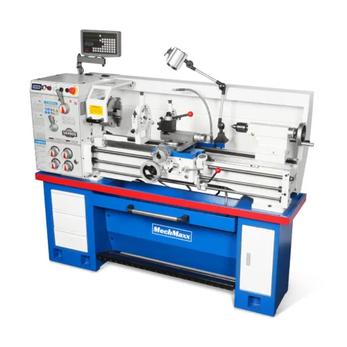 14" x 40" Industrial Metal Lathe Machine with Variable Speed DRO Gunsmith Gearhead Precision Turning Drilling Belt Drive 1440GV