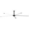 16FT HVLS Industrial Ceiling Fan 220V 1-Phase - Energy Efficient Large Area Air Circulation for Fan Warehouses & Factories, 16FT1PH