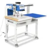 20x24 Inch (50x60cm) Commercial Pneumatic Dual Platen Heat Press Auto Lift Sublimation Transfer Machine with AIRTAC Pneumatic Components (110V 4HP)
