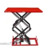 2200 lbs Capacity Stationary Powered Hydraulic Double Scissor Lift Table,86.6" x 51.2" Platform,94.5" Lift Height, UL Certified Moto, ELTD22L