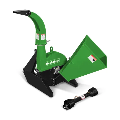 3 Point PTO Wood Chipper Attachment For Tractors Up To 45HP (PTO Shaft Included), BX42S