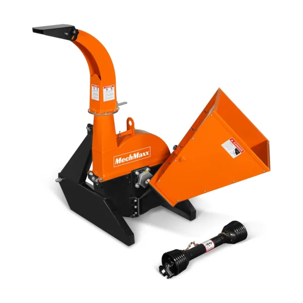 3 Point PTO Wood Chipper Attachment For Tractors Up To 45HP (PTO Shaft Included), BX42S