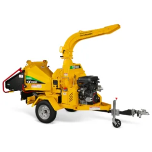 35hp 1000cc ZONSEN E-Start 8 inch Gas Powered Commerical Wood Chipper with Intelligent Hydraulic Feeding System , CROBA TX1000