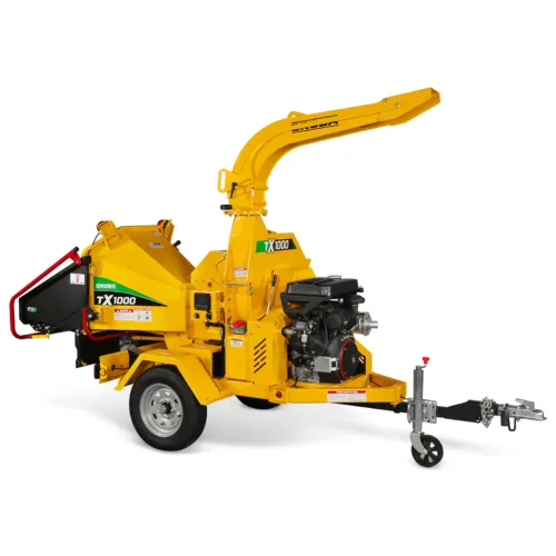 35hp 1000cc ZONSEN E-Start 8 inch Gas Powered Commerical Wood Chipper with Intelligent Hydraulic Feeding System , CROBA TX1000