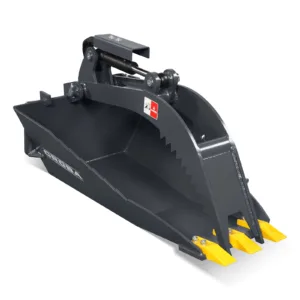 36'' Max Opening Mini Skid Steer Stump Grapple Bucket
