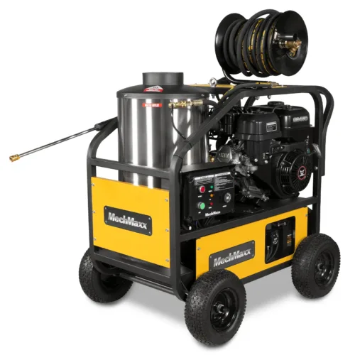 4000 PSI 4 GPM 15 HP ZONSEN E-Start Gas Engine Hot Water Pressure Washer with Hose Reel, HPW40D