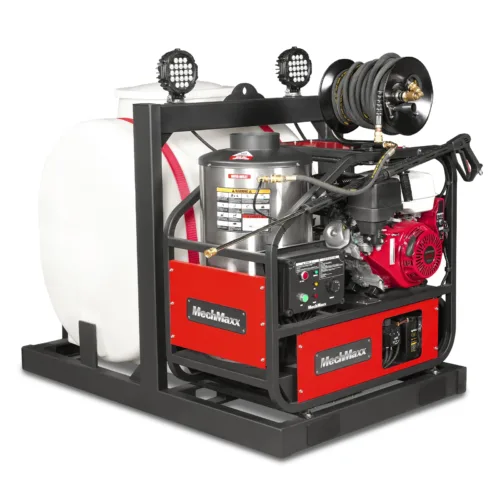 4000 PSI 4 GPM HONDA E-Start Engine Hot Water Pressure Washer Skid Mounted with 175 Gal Tank, HPW40HT