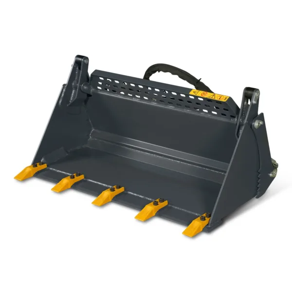 44” 4-In-1 Combo Mini Skid Steer Bucket Attachment With Quick Attach, Universal Mount