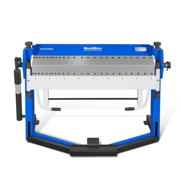 50-Inch Foot Clamp Pan and Box Brake, Industrial Heavy Duty Sheet Metal Folding Machine, 0–135° Bending Angle, 1.9" Clamping Lift, 2" Box Depth