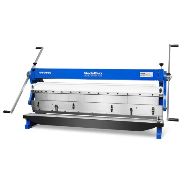 52-inch 3-in-1 Pan and Box Brake – Slip Roll, Shear, Bending Machine for Sheet Metal, 20 Gauge Mild Steel, Adjustable Fingers, Heavy Duty,...