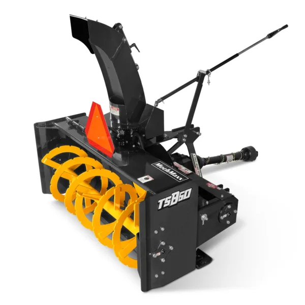 60" 3 Point PTO Snow Blower 24" Impeller Diameter 360° Snow Chute (PTO Shaft Included with Slip Clutch), 25-65 HP, TSB60